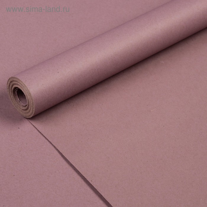 Бумага упаковочная крафт "Лавандовая", 0,7 х 10 м, 70 г/м² /м2 - Фото 1