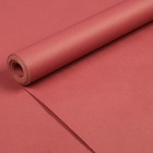 Бумага для декора и флористики, крафт, розовая, однотонная, двусторонняя, рулон 1шт., 0,7 х 10 м - Фото 1