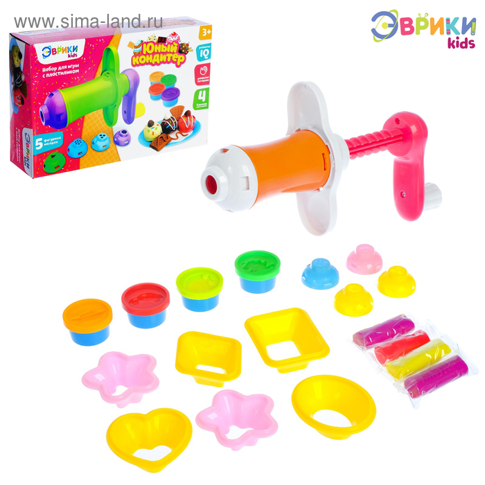 Набор для игры с пластилином «Юный кондитер» - Фото 1