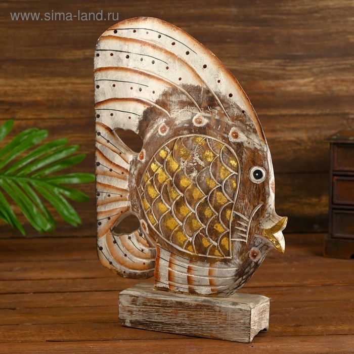 Сувенир «Рыбка», 29×4×50 см, дерево - Фото 1