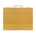 Набор для рисования в деревянном чемоданчике, складной - фото 8413687