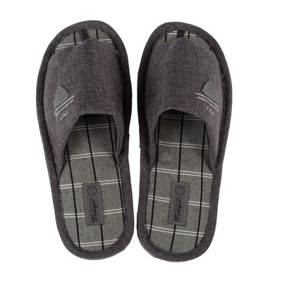 Тапочки мужские домашние TinGo, размер 42, серые