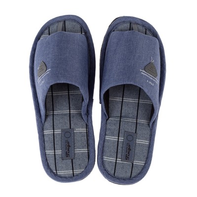 Тапочки мужские домашние TinGo, размер 42, голубые