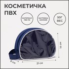 Косметичка на молнии, с ручкой, цвет синий 3900374 - фото 8722814