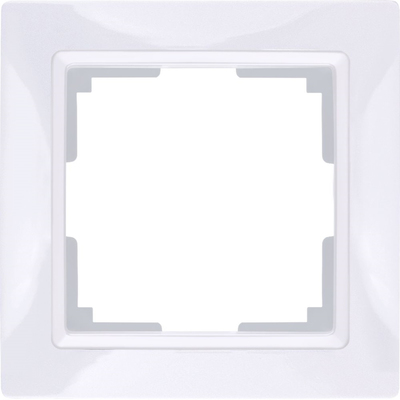 Рамка на 1 пост  WL03-Frame-01, цвет белый