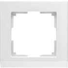 Рамка на 1 пост  WL04-Frame-01-white, цвет белый - фото 4075929