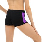 Шорты с лампасами, размер 30, цвет чёрный/фиолетовый  (артикул 3795063)  большой выбор товаров оптом и в розницу по низким ценам с доставкой