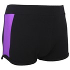 Шорты с лампасами, размер 30, цвет чёрный/фиолетовый  (артикул 3795063)  большой выбор товаров оптом и в розницу по низким ценам с доставкой