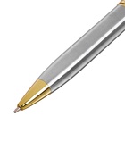 Ручка подарочная Calligrata «Стиль», шариковая, поворотная, в футляре кожзам, корпус серебристый с золотым - Фото 5