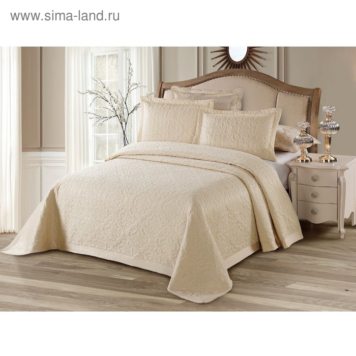 Комплект Blumarine: покрывало 220 × 240 см, наволочки 50 × 70 см - 2 шт - Фото 1