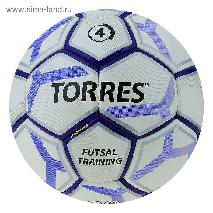 Мяч футзальный TORRES Futsal Training, F30644, размер 4, PU, ручная сшивка - Фото 1