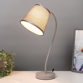 

Лампа настольная Е27 25W 220В "Тезимо Серая" 47х25х16 см