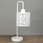 Лампа настольная Е27 25W 220В "Тенно белая" 48,5х24х14 см - Фото 1