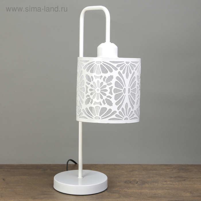 Лампа настольная Е27 25W 220В "Тенно белая" 48,5х24х14 см - Фото 1