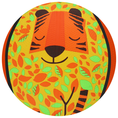 Баскетбольный мяч ONLYTOP «Лис», клееный, 8 панелей, р. 3, резина, резиновая камера