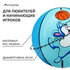 Мяч баскетбольный ONLYTOP «Заяц», ПВХ, клееный, 8 панелей, р. 3 - Фото 2
