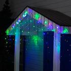 УЦЕНКА Гирлянда «Бахрома» 3×0.6 м, IP44, УМС, тёмная нить, 160 LED, свечение мульти, 220 В - Фото 6