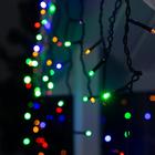 УЦЕНКА Гирлянда «Бахрома» 3×0.6 м, IP44, УМС, тёмная нить, 160 LED, свечение мульти, 220 В - Фото 8