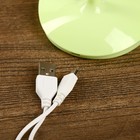 Лампа настольная сенсор 3 режима LEDх14 "Капля" зелёная USB 42х12,5х10 см - Фото 6