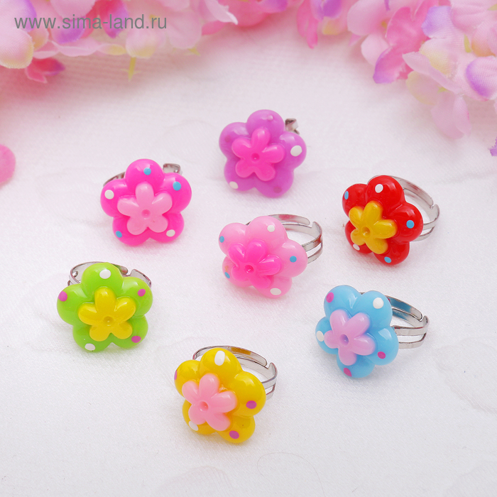 Кольцо «Выбражулька» лютики, МИКС - Фото 1