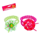 Браслет детский "Выбражулька" цветок, текстиль, 2 нити, текстиль, цвет МИКС - Фото 2