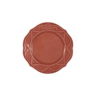Тарелка закусочная Villa, 22 см, красная - Фото 1