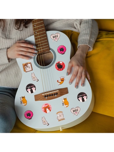 Наклейки-стикеры «Котики», набор 10 шт., 7×7 см