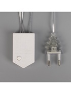Гирлянда «Бахрома-арка» 1 × 1 м, IP20, прозрачная нить, 126 LED, свечение тёплое белое, 8 режимов, 220 В - фото 6698584