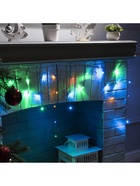 Гирлянда «Бахрома» 1.8 × 0.5 м, IP20, тёмная нить, 48 LED, свечение мульти, 8 режимов, 220 В - Фото 8