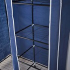 Шкаф для одежды 120×50×165 см, цвет синий - Фото 5