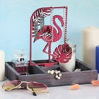 Органайзер для хранения "Фламинго и монстера" - фото 8723500