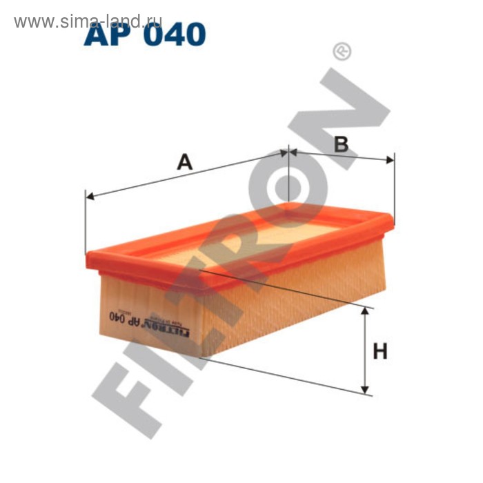 Фильтр воздушный FILTRON AP040 - Фото 1