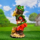 Садовая фигура "Медведь с ложкой" красный, 43х22х23см - Фото 2