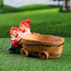 Садовая фигура из гипса «Два гнома с телегой», 19.5×32×17.5 см 3866572 - фото 319856947
