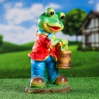 Садовая фигура "Лягушка с ведром", МИКС, 34х18х15см - фото 23681661