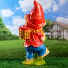 Садовая фигура из гипса «Гном с грибами средний», 55×24×21 см, МИКС - Фото 4