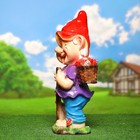 Садовая фигура из гипса «Гном с грибами средний», 55×24×21 см, МИКС - Фото 5