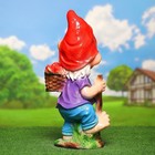 Садовая фигура из гипса «Гном с грибами средний», 55×24×21 см, МИКС - Фото 6