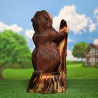 Садовая фигура "Бобер на пне" 54х25х25см - Фото 3
