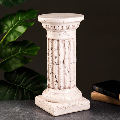 Колонна декоративная «Круглая средняя», 22×22×46 см, состаренная