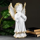 Фигура "Ангел молящийся большой" белое золото 53х30х20см - Фото 2