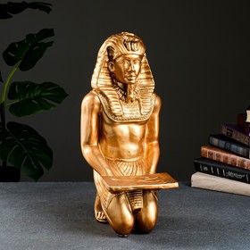 Фигура "Фараон сидя" бронза 50х20х22см