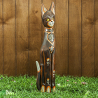 Сувенир "Кошечка с сердечком" дерево 14х6х60 см - фото 805780793