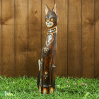 Сувенир "Кошечка с сердечком" дерево 14х6х60 см - фото 805780794