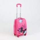 Чемодан детский на колёсах 29 л (XS), на молнии, розовый - Фото 2
