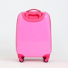 Чемодан детский на колёсах 29 л (XS), на молнии, розовый - Фото 4