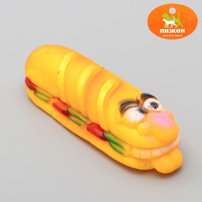 Игрушка пищащая "Бешеный хот-дог", 17,5 см