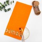 Полотенце 30х60 см, Цитрус, оранжевый МИКС, 340 гр/м, махра, хлопок - Фото 1