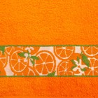 Полотенце 30х60 см, Цитрус, оранжевый МИКС, 340 гр/м, махра, хлопок - Фото 3
