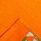 Полотенце 30х60 см, Цитрус, оранжевый МИКС, 340 гр/м, махра, хлопок - Фото 4